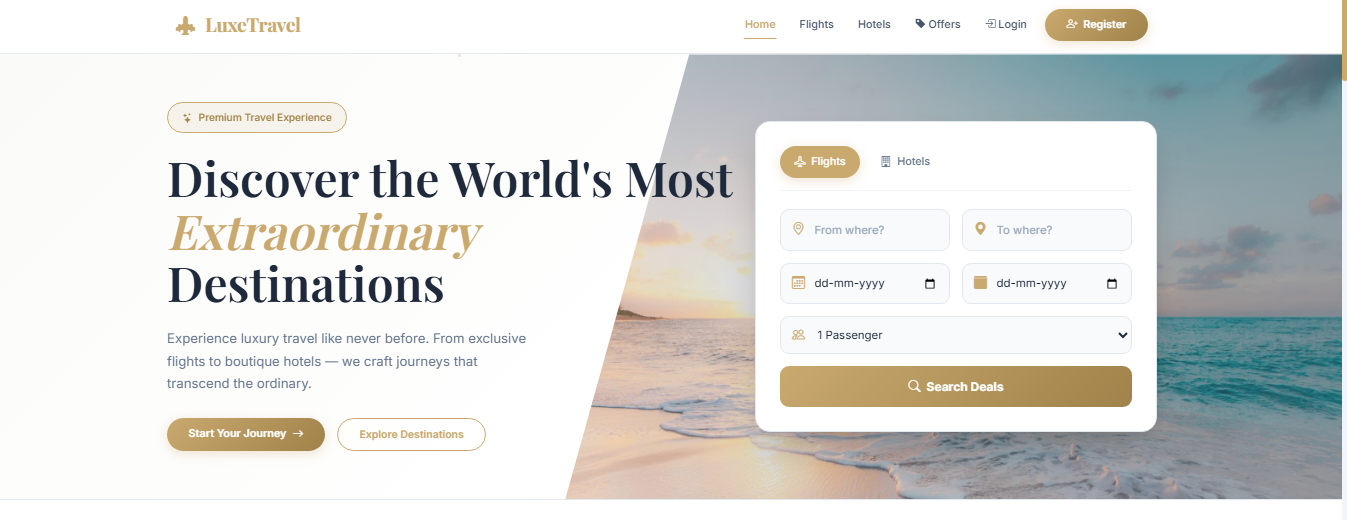 luxury travel thumbnail