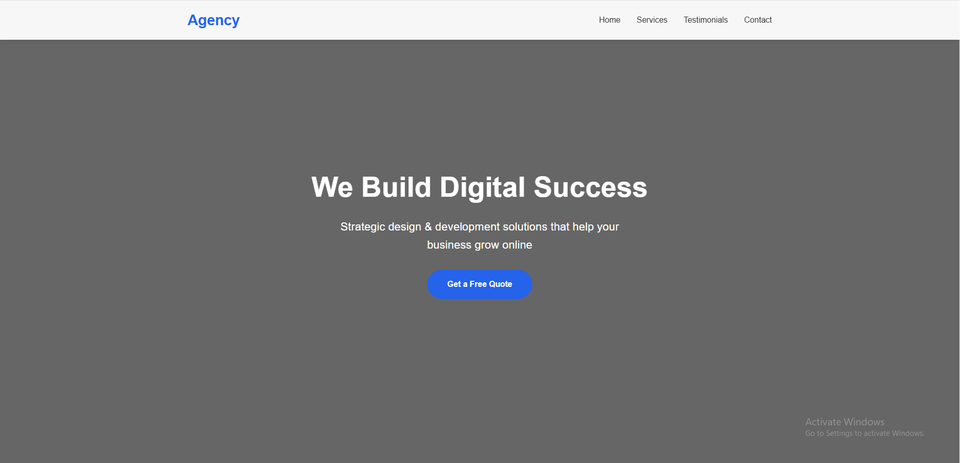 Clean Agency Landing Page – Modern HTML5 Business Template