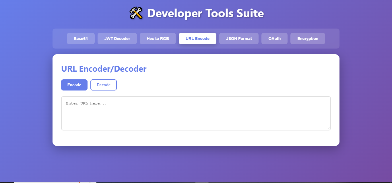 Developer Tools Suite