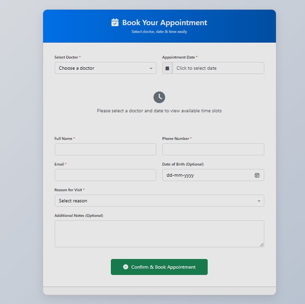 Doctor Appointment Script